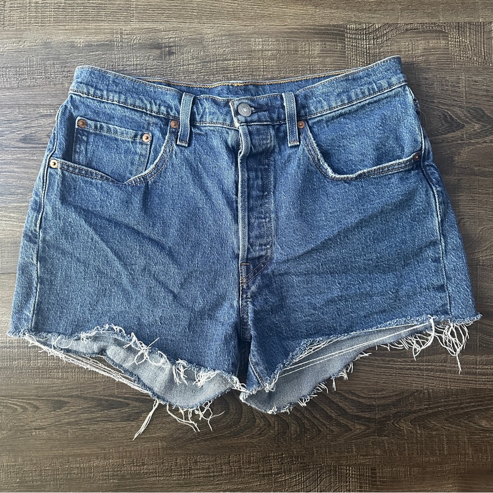Levi’s 501 Denim Blue Women's Shorts, 31